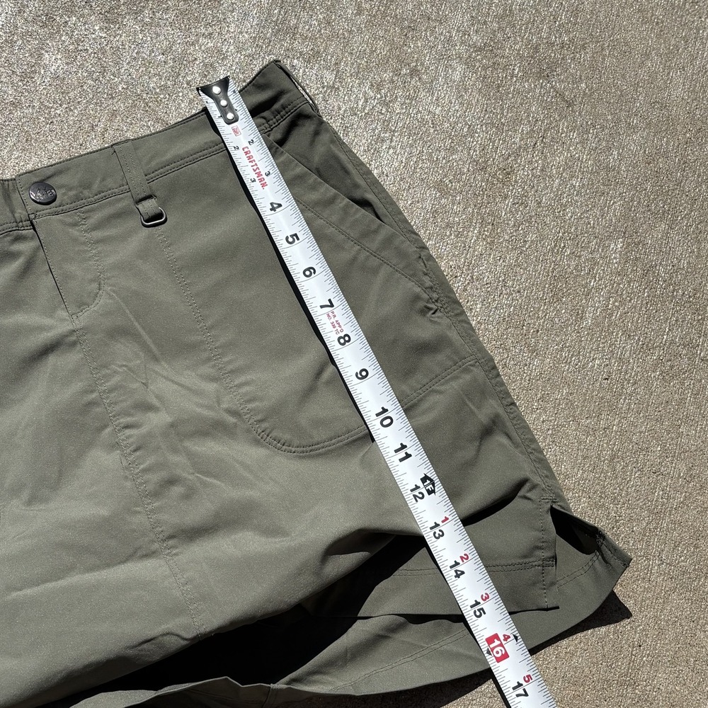 REI Skort Womens 2 Green Stretch Hiking Built In Shorts Quick Dry Athletic - Picture 6 of 7